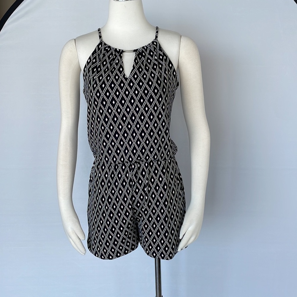 WHBM Geo Knit Romper Size Small - Picture 2 of 9